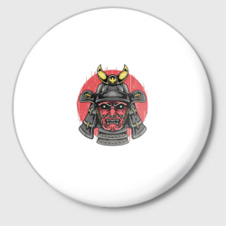 Значок Красный Шлем Самурая