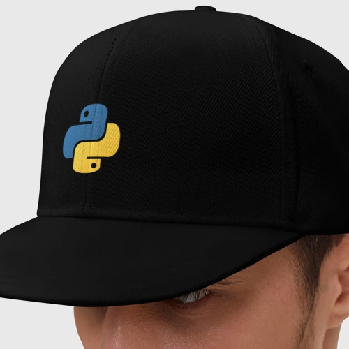 Кепка снепбек с прямым козырьком Python язык