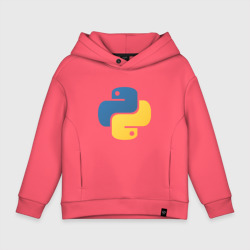 Детское худи Oversize хлопок Python язык