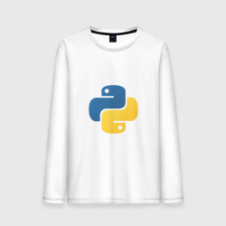 Мужской лонгслив хлопок Python язык