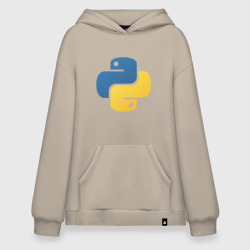 Худи SuperOversize хлопок Python язык