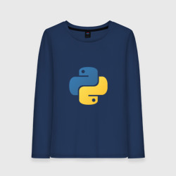 Женский лонгслив хлопок Python язык