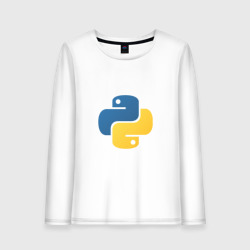 Женский лонгслив хлопок Python язык