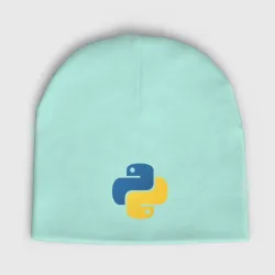 Детская шапка демисезонная Python язык