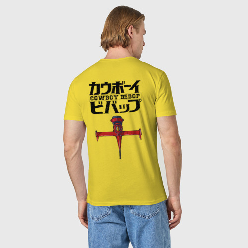 Мужская футболка хлопок Эйн & Эд, цвет желтый - фото 4