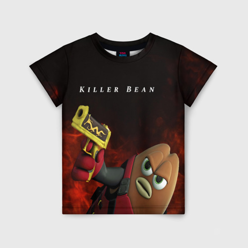 Детская футболка 3D с принтом Убить Боба, вид спереди #2