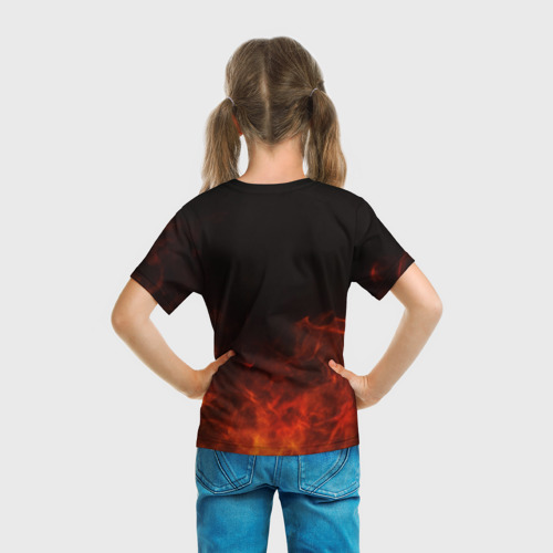 Детская футболка 3D с принтом Убить Боба, вид сзади #2