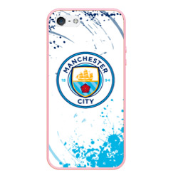 Чехол для iPhone 5/5S матовый Manchester City - Футбольный клуб