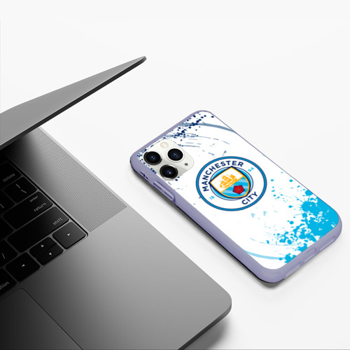 Чехол для iPhone 11 Pro матовый с принтом Manchester City - Футбольный клуб, фото #5