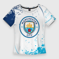 Женская футболка 3D Slim Manchester City - Футбольный клуб