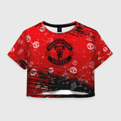 Женская футболка Crop-top 3D Manchester United: Возвращения Ronaldo