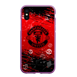 Чехол для iPhone XS Max матовый Manchester United: Возвращения Ronaldo