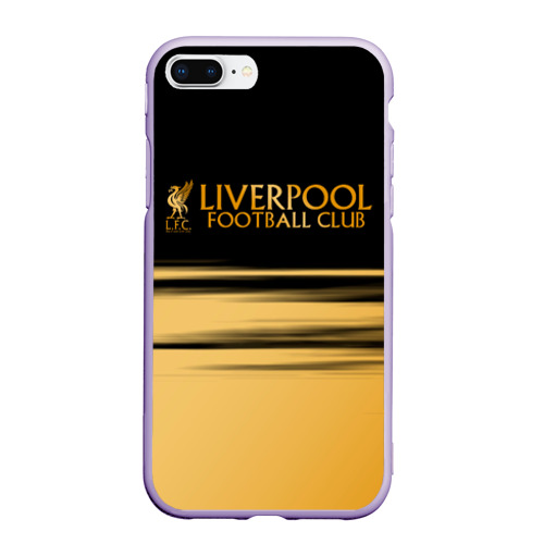 Чехол для iPhone 7Plus/8 Plus матовый с принтом Ливерпуль Футбольный клуб, вид спереди #2