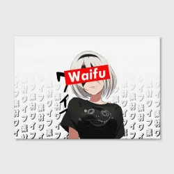 Холст прямоугольный Waifu - 2B Nier - фото 2