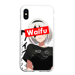 Чехол для iPhone XS Max матовый Waifu - 2B Nier