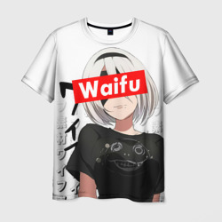 Waifu - 2B Nier – Мужская футболка 3D с принтом купить со скидкой в -26%