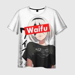 Waifu - 2B Nier – Футболка с принтом купить со скидкой в -26%