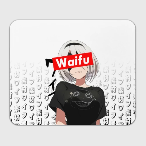 Прямоугольный коврик для мышки Waifu - 2B Nier