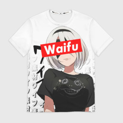 Мужская футболка 3D Waifu - 2B Nier