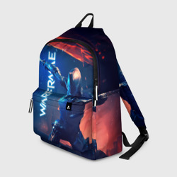 Рюкзак 3D Waframe neon katana fire
