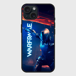 Чехол силиконовый для Apple iPhone 15 матовый Waframe neon katana fire