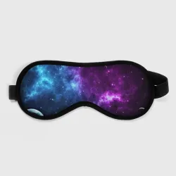 Маска для сна 3D Neon galaxy неоновый космос