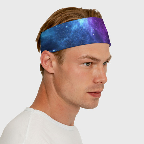 Повязка на голову 3D Neon galaxy неоновый космос - фото 6