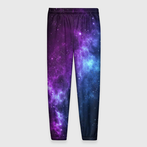 Мужские брюки 3D Neon galaxy неоновый космос, цвет 3D печать - фото 2
