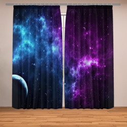 Фотошторы Neon galaxy неоновый космос