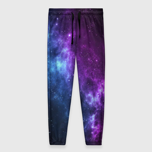 Женские брюки 3D Neon galaxy неоновый космос, цвет 3D печать