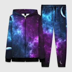 Женский костюм 3D Neon galaxy неоновый космос