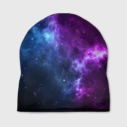 Шапка 3D Neon galaxy неоновый космос