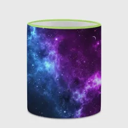 Кружка с полной запечаткой Neon galaxy неоновый космос - фото 2