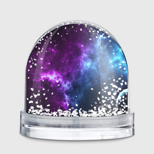 Игрушка Снежный шар Neon galaxy неоновый космос - фото 2