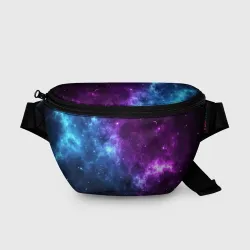 Поясная сумка 3D Neon galaxy неоновый космос