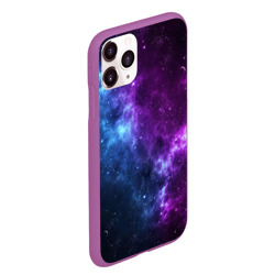 Чехол для iPhone 11 Pro Max матовый Neon galaxy неоновый космос - фото 2