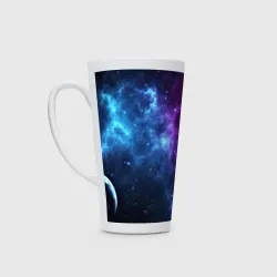Кружка Латте Neon galaxy неоновый космос