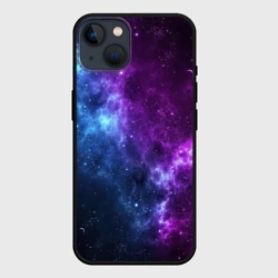Чехол для iPhone 14 Neon galaxy неоновый космос