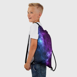 Рюкзак-мешок 3D Neon galaxy неоновый космос - фото 2