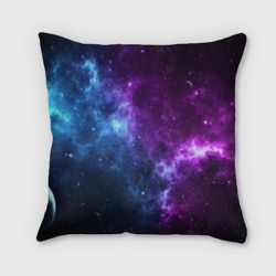 Подушка 3D Neon galaxy неоновый космос