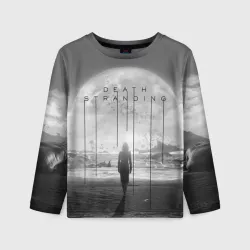 Детский лонгслив 3D Death Stranding president USA