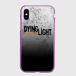 Чехол для iPhone XS Max матовый Dying light трещины good night and good luck