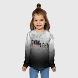 Детский лонгслив 3D Dying light трещины good night and good luck - фото 2