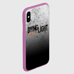 Чехол для iPhone XS Max матовый Dying light трещины good night and good luck - фото 2