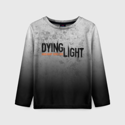 Детский лонгслив 3D Dying light трещины good night and good luck