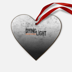Деревянная игрушка Сердце Dying light трещины good night and good luck