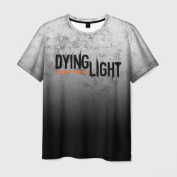 Мужская футболка 3D Dying light трещины good night and good luck