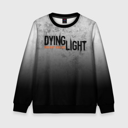 Детский свитшот 3D Dying light трещины good night and good luck