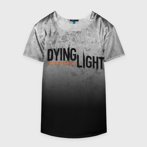 Накидка на куртку 3D Dying light трещины good night and good luck, цвет 3D печать - фото 4