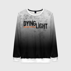 Женский свитшот 3D Dying light трещины good night and good luck